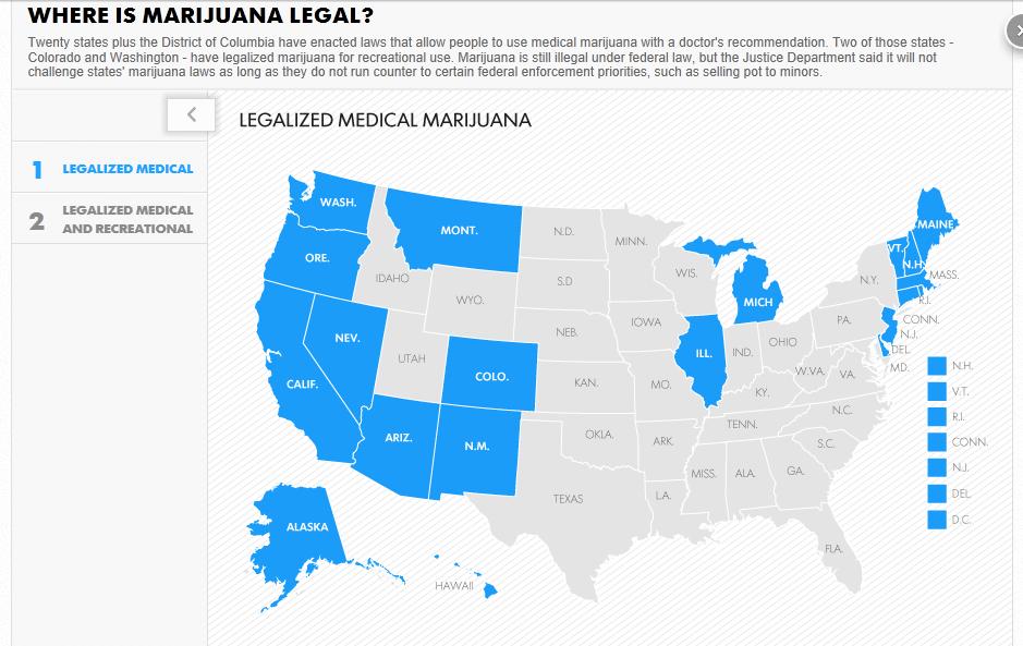 010614 Legalized Medical Marijuana MAP